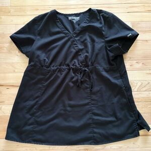 Grey’s Anatomy Scrubs Black XL Tie Front